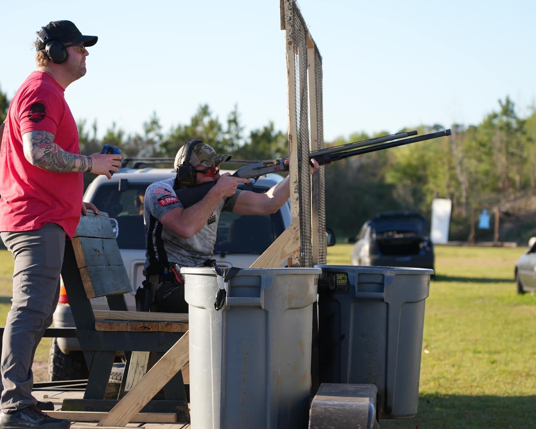 While GGP doesn't make a shotgun yet, each shooter on the 3-Gun team is proficient their custom 12 gauge long guns.